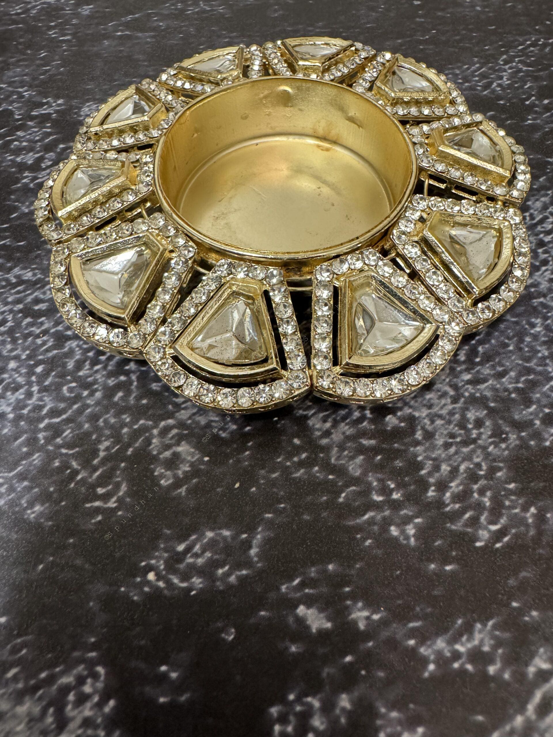 Beautifully Studded Tealight Holder