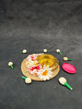 Jute Floral Tea Light Holder