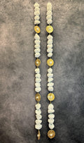 White Marigold and Gotapatti Disk String Pair