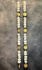 White Marigold and Gotapatti Disk String Pair