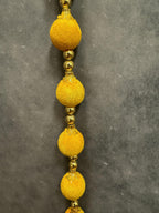 Bead Strings and Gold String with Same color Tassel