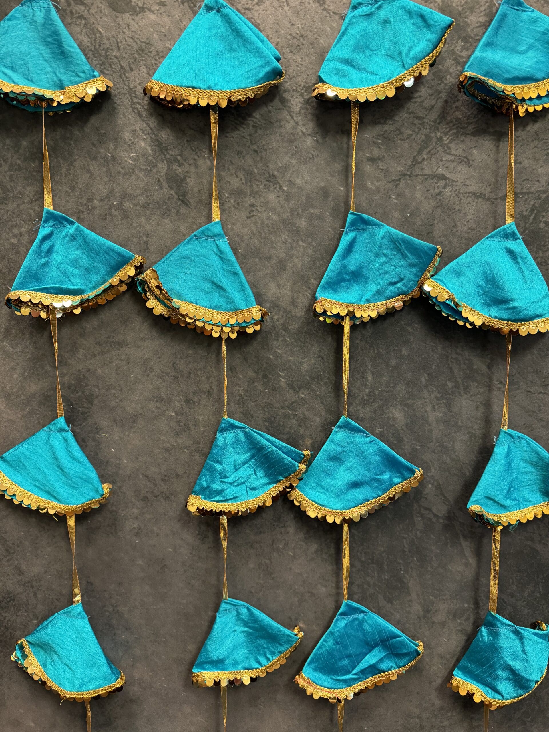 Solid Color & Sequin Dangler - Pack of 4 Strings