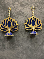Pearls & Little Lotus Wall Dangler (Pair)