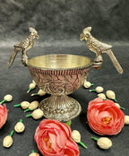 Antique Finish Parrot Bowl