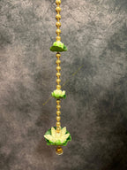 Lotus and Leaf with Gota Bead String