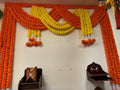 Double Loop Marigold Lemon and Orange Toran