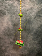 Lotus and Leaf with Gota Bead String