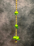 Lotus and Leaf with Gota Bead String