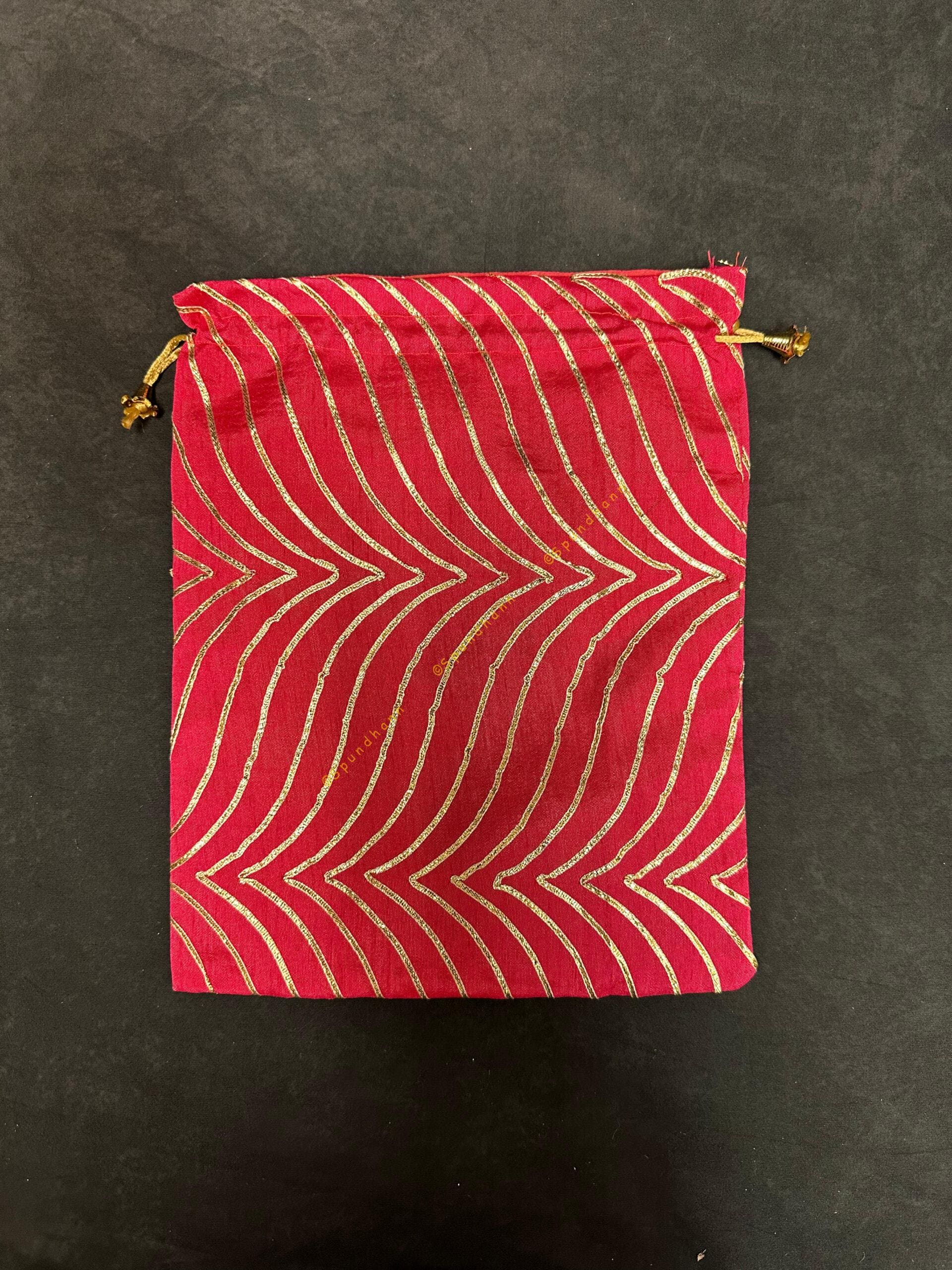 Potlis with Gota Design Small