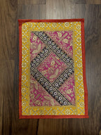 Rectangular Handcrafted Designer Rangoli Mat