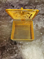 Gold Metal Net Gift Box