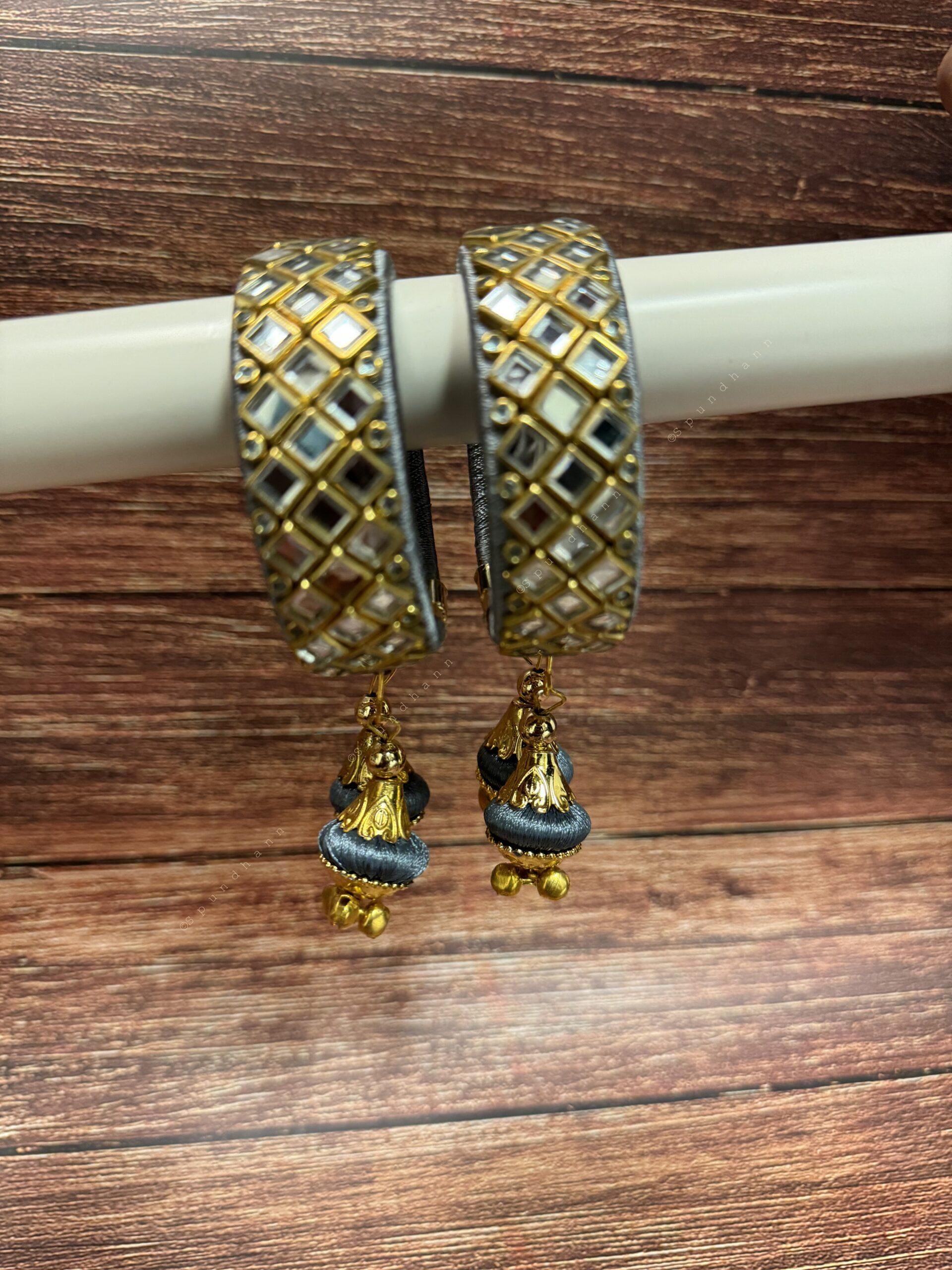 Free Size Mirror Bangle Pack of 2