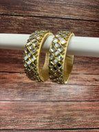 Studded Thick Colorful Bangle Pack of 2
