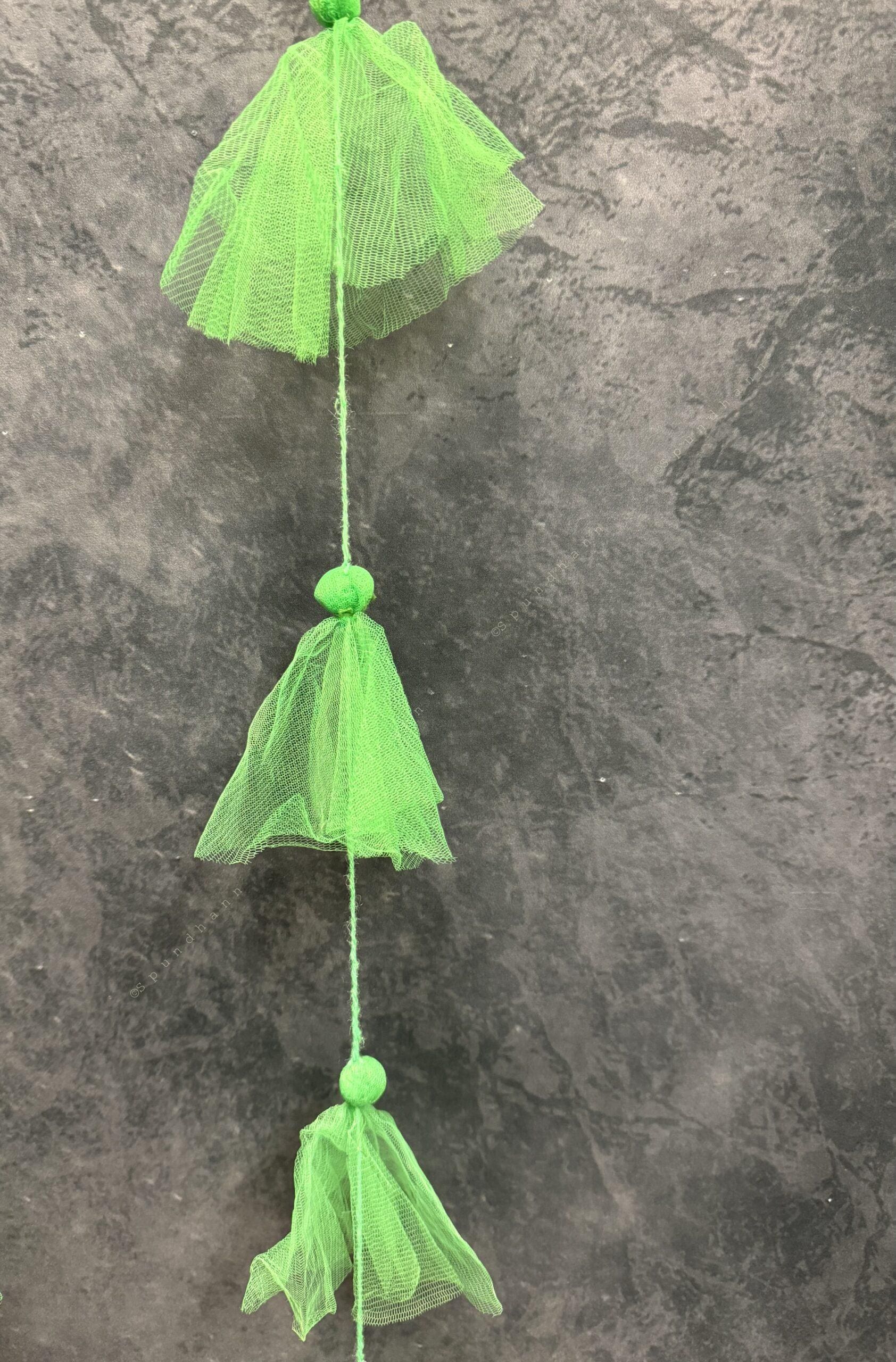 Long Net Solid Dangler Strings Wall Hanging Decor - Pair