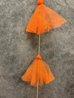 Long Net Solid Dangler Strings Wall Hanging Decor - Pair
