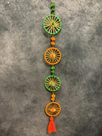 4-Chakri multicolor Dangler Strings Wall Hanging Decor