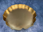 Gold Metal Lotus Plates
