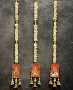 Laxmi Ganesh Sarawati Dangler Set of 3