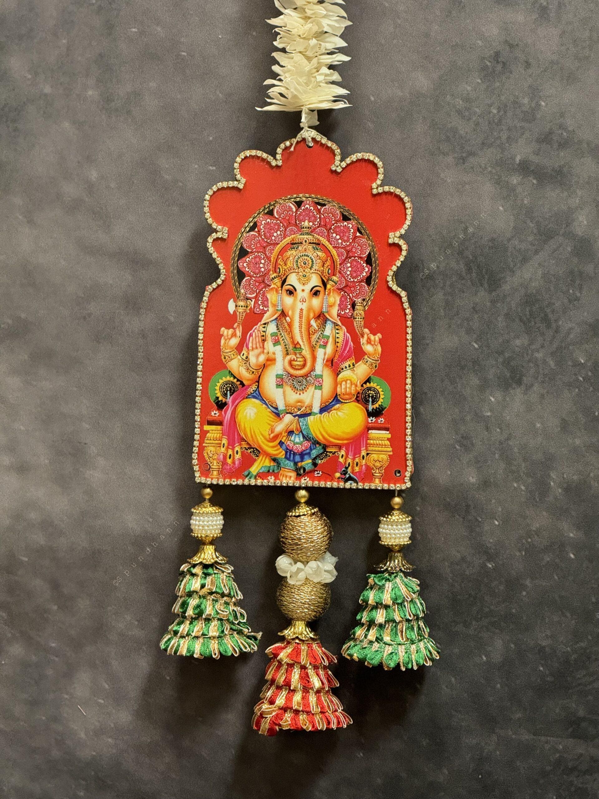 Laxmi Ganesh Sarawati Dangler Set of 3