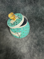 Blue Pichwai Matka Canister