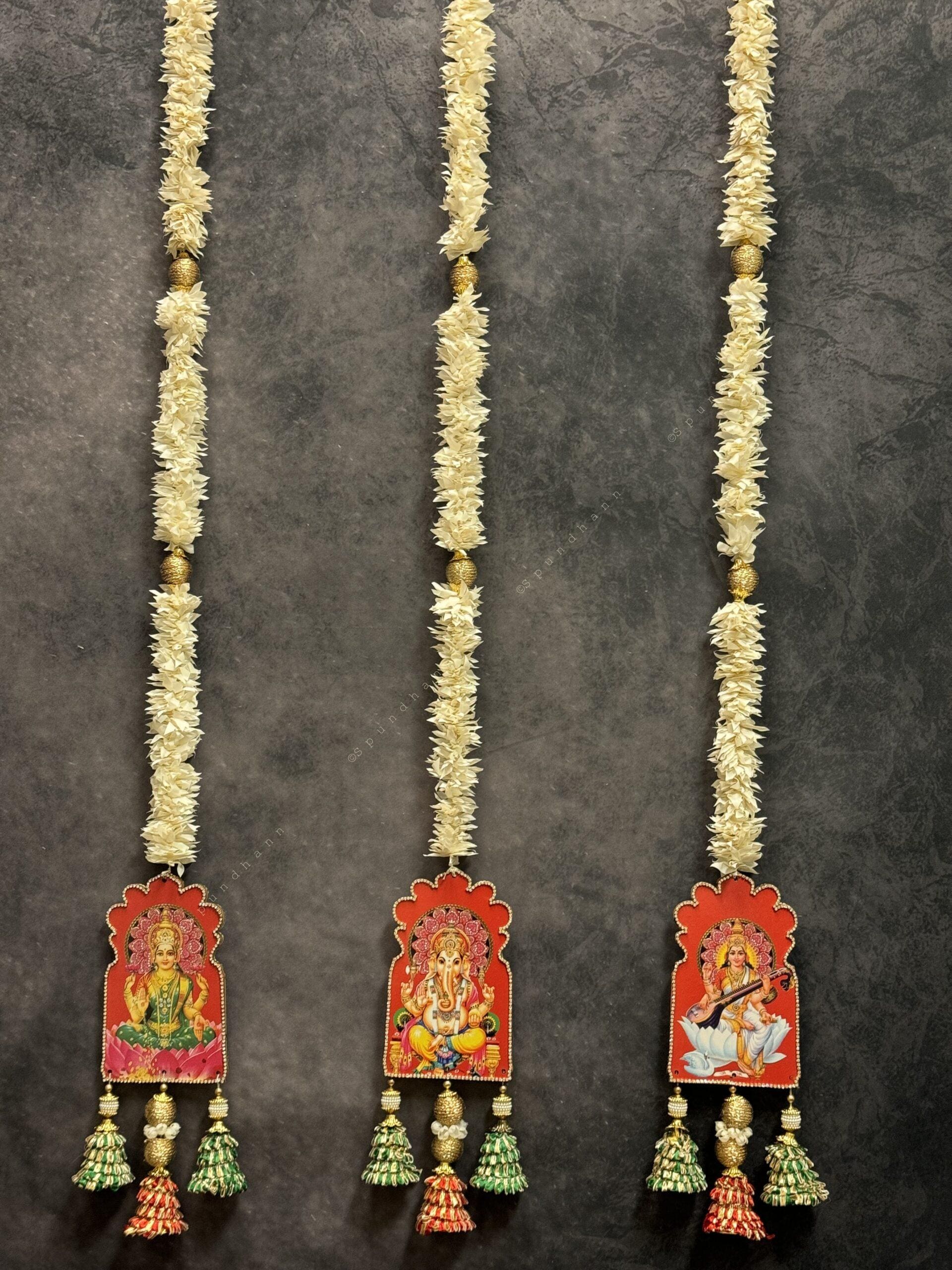 Laxmi Ganesh Sarawati Dangler Set of 3