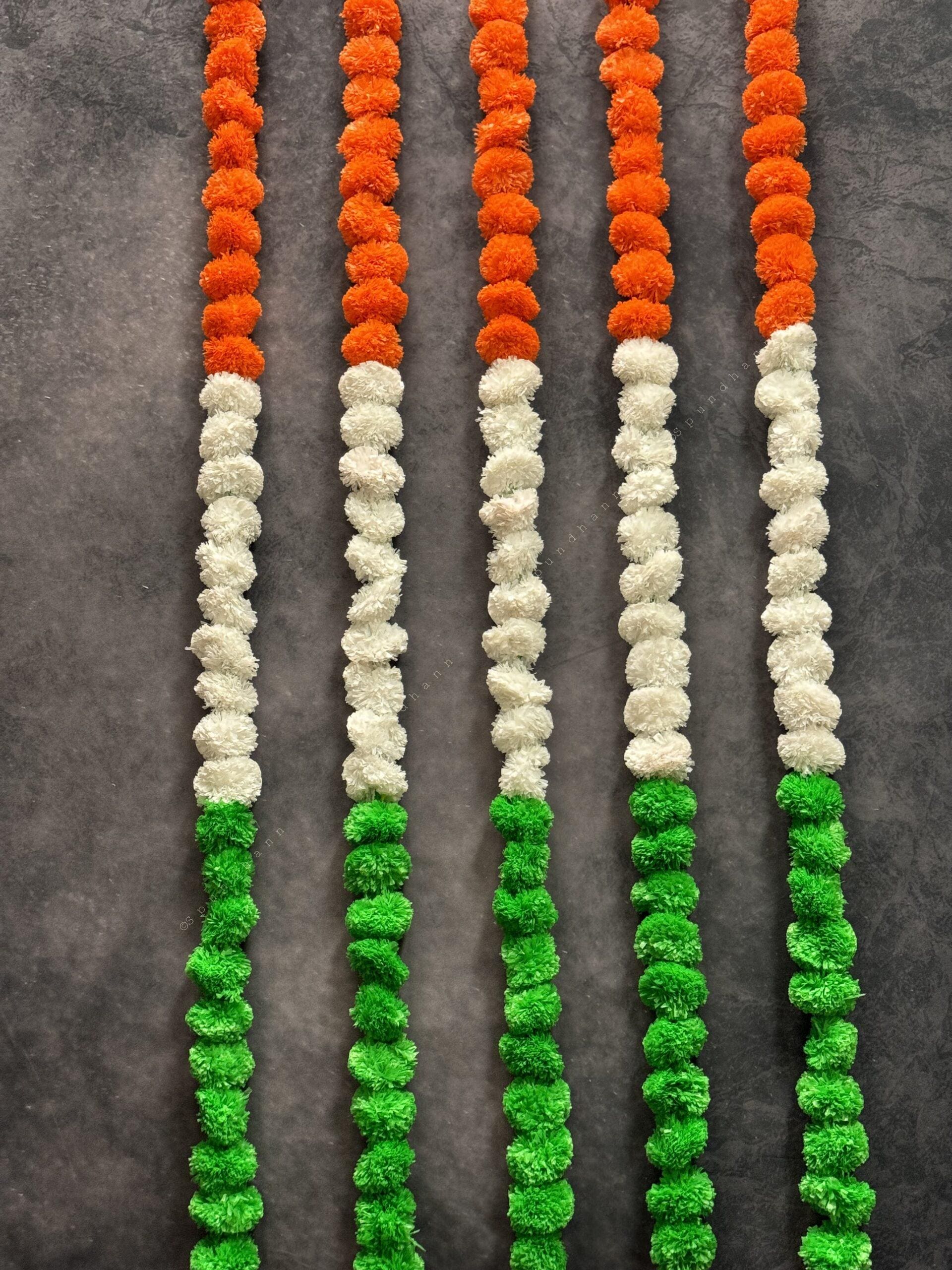 Marigold Flower Festive Danglers Set of 5 Strings