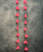 Long Net Solid Dangler Strings Wall Hanging Decor - Pair