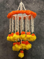 Rajnigandha Marigold & Jhoomar Style Dangler
