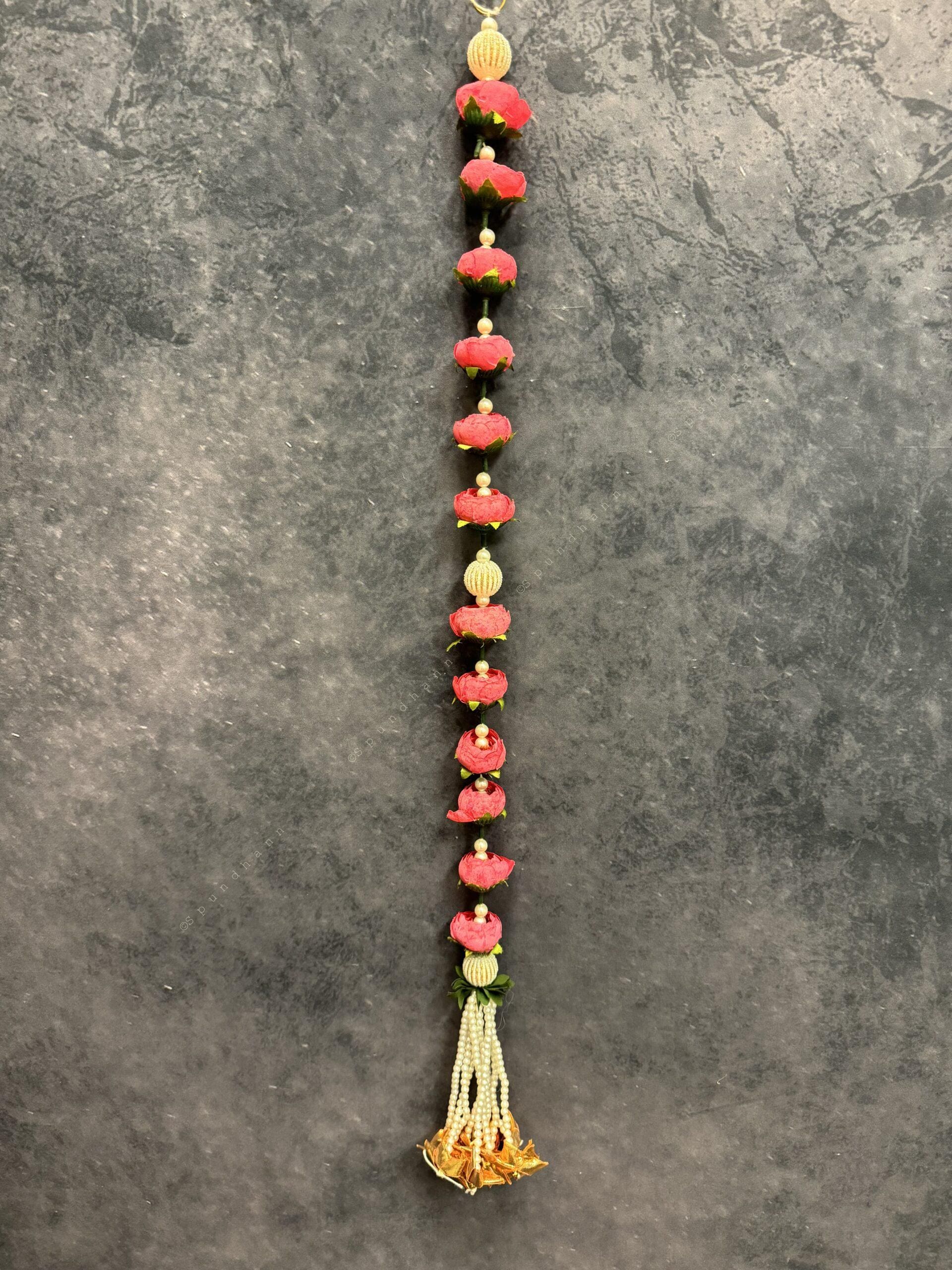 Bead, Pearl and Rose Dangler