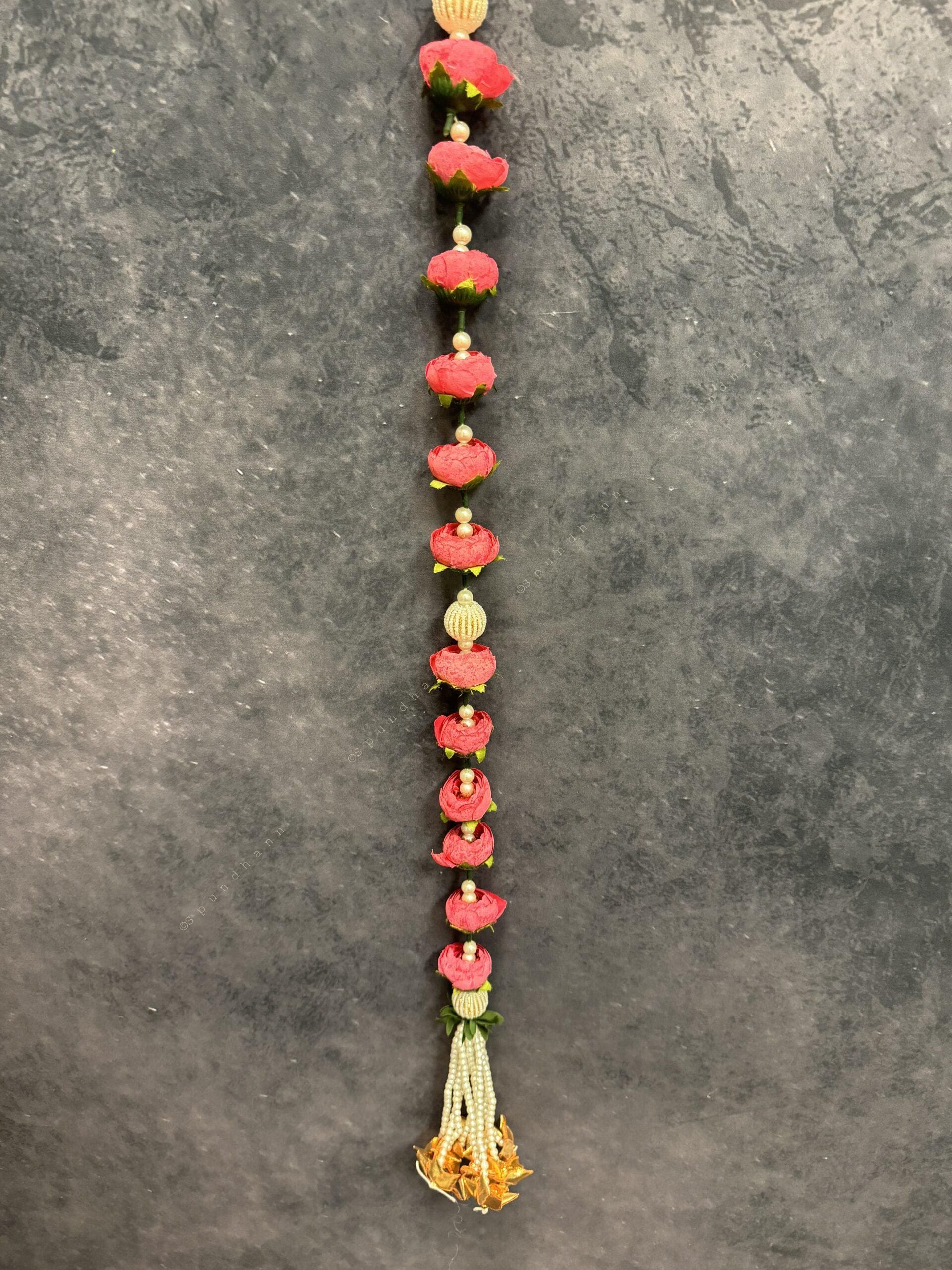 Bead, Pearl and Rose Dangler