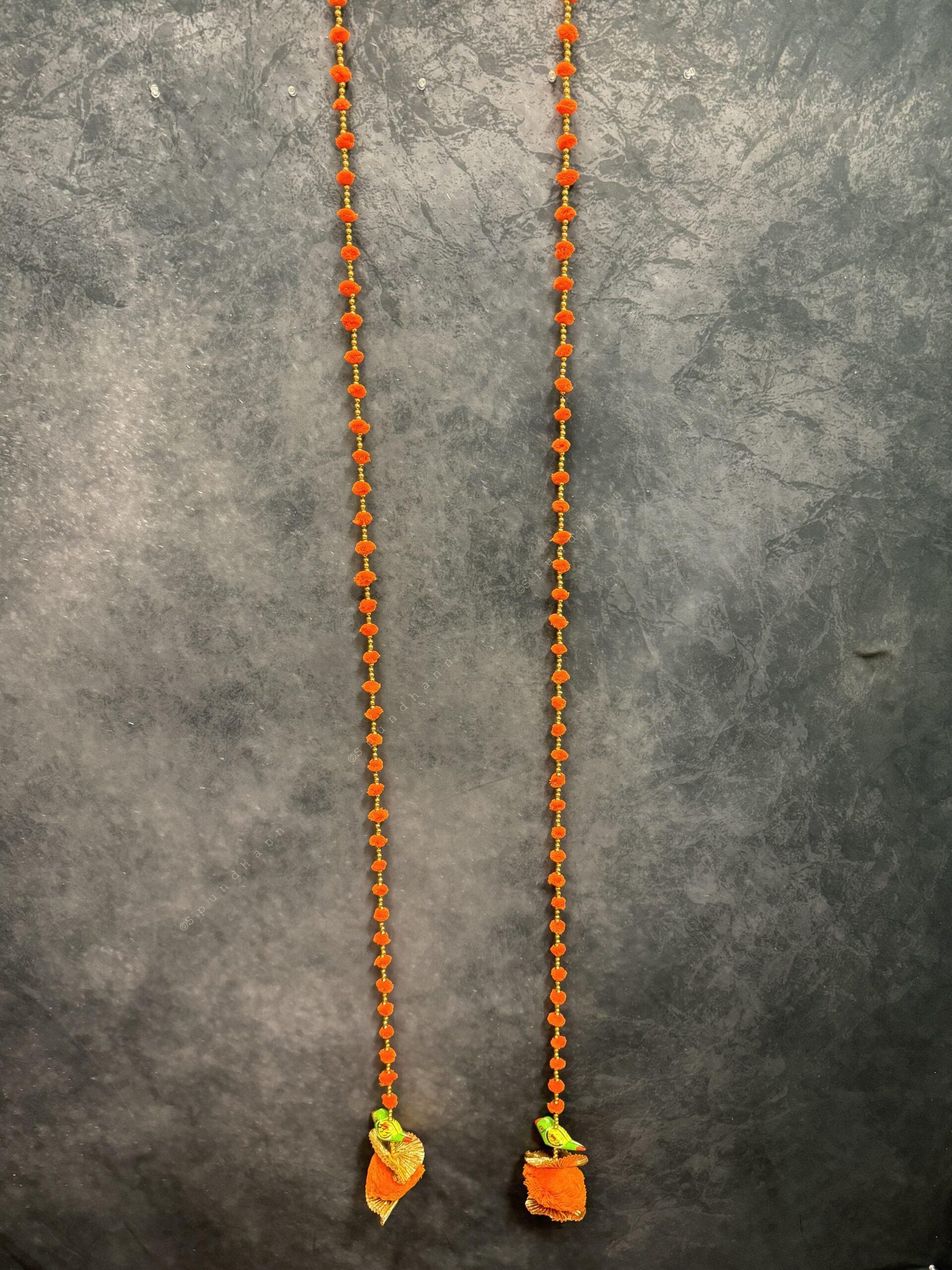 Pom Pom Dangler and Parrot Pair