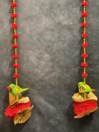 Pom Pom Dangler and Parrot Pair