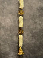 Mogra String With gold lotus and Bell