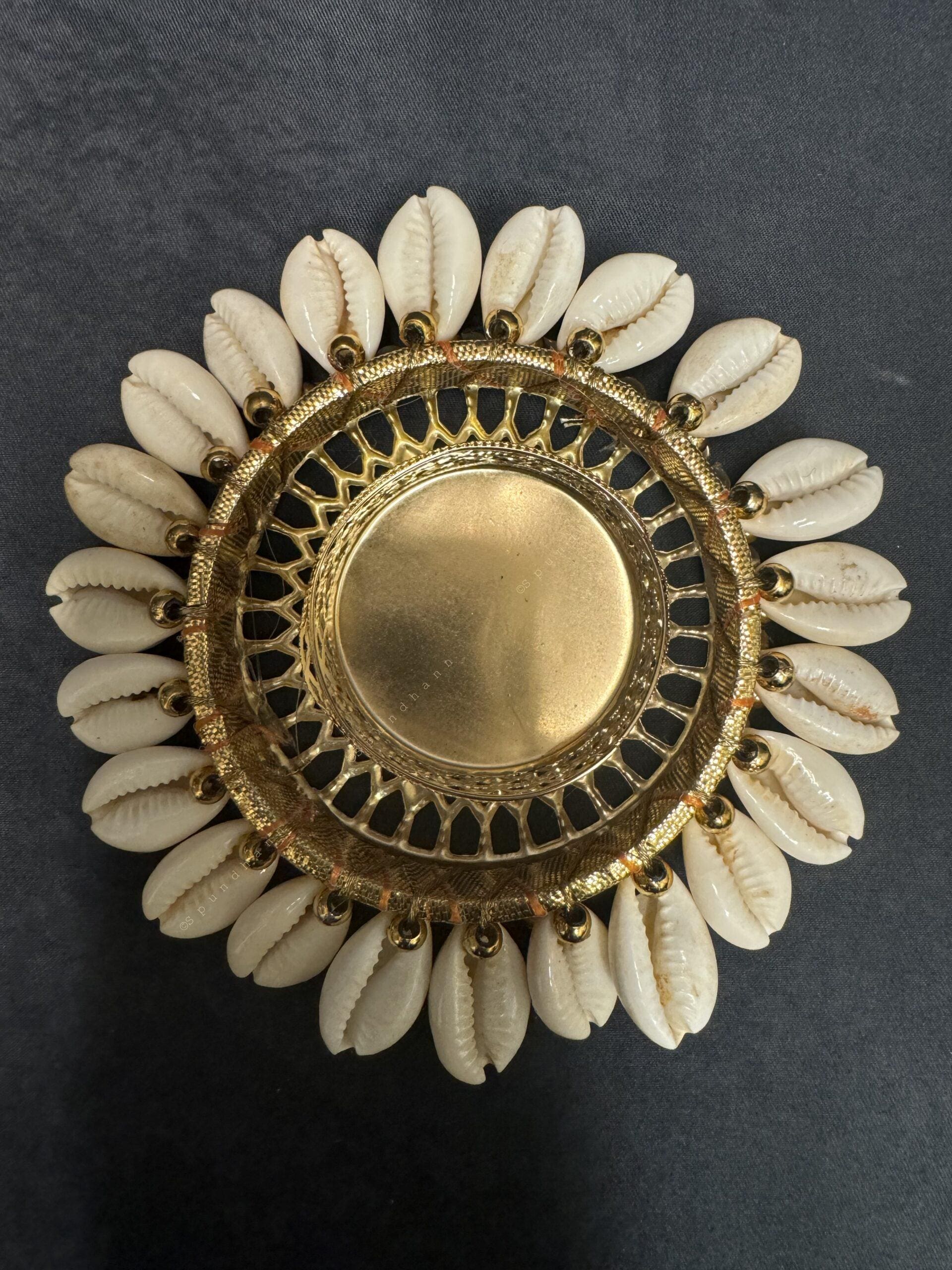 Cowrie Shell Beads Tealight Holder