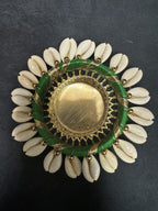Cowrie Shell Beads Tealight Holder