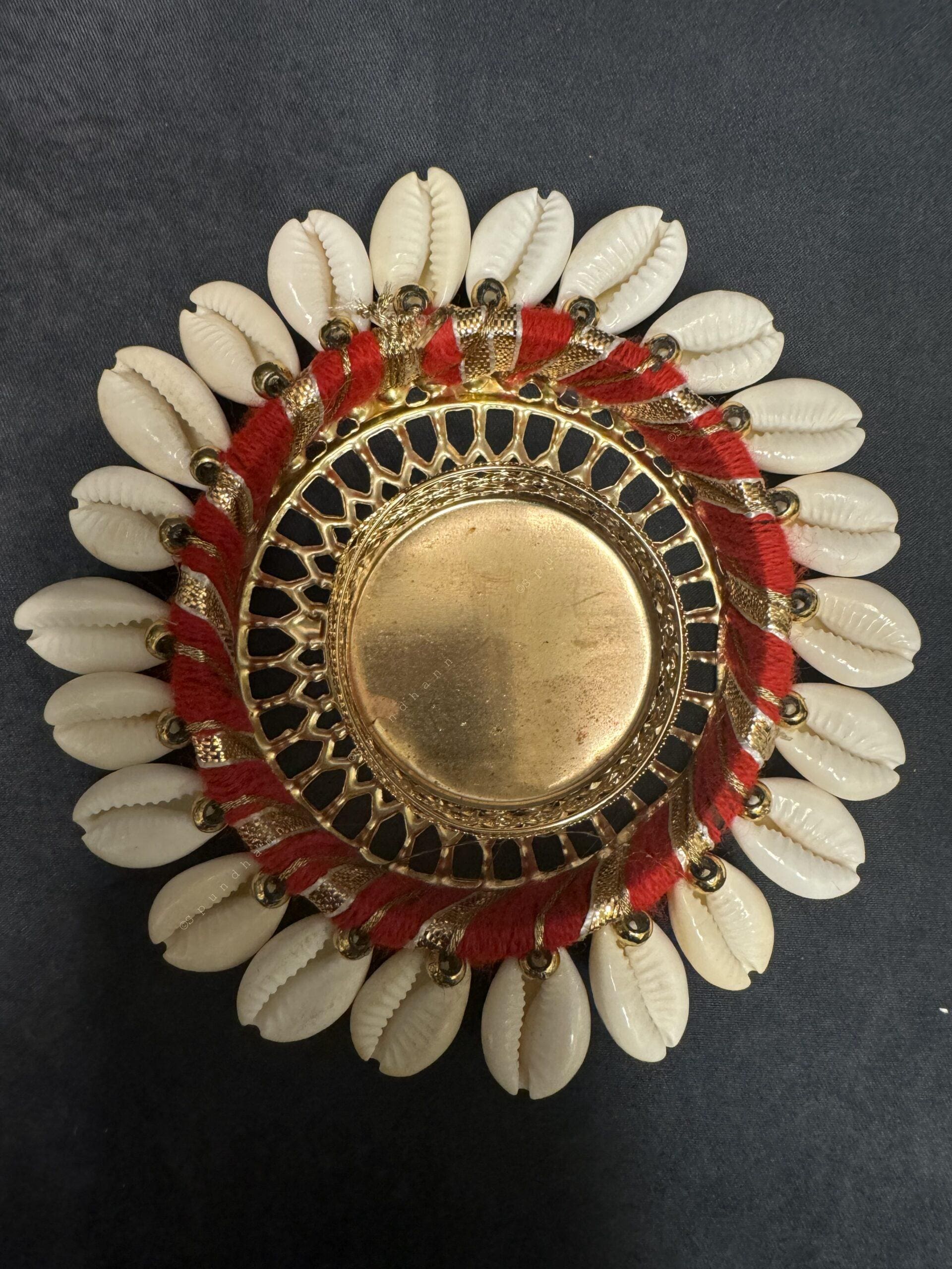 Cowrie Shell Beads Tealight Holder