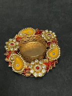 Colorful Gota & designer Bangle Tea Light Holder
