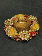 Colorful Gota & designer Bangle Tea Light Holder