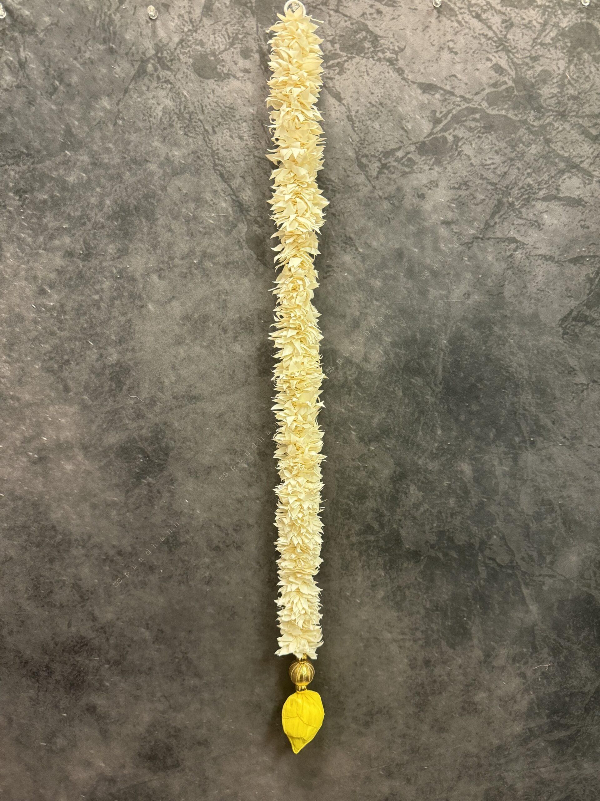 Chameli & Yellow Shola Wood Lotus Buds Garland Strings