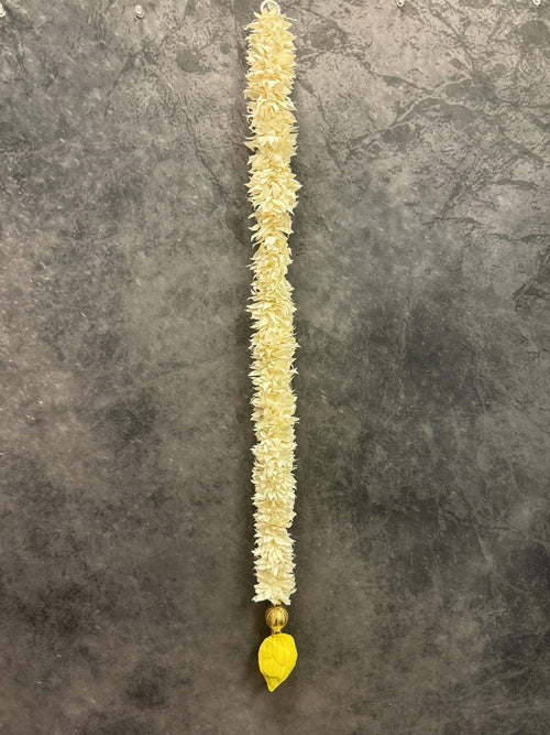 Chameli & Yellow Shola Wood Lotus Buds Garland Strings