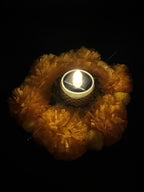 Marigold Frill Tealight Holder