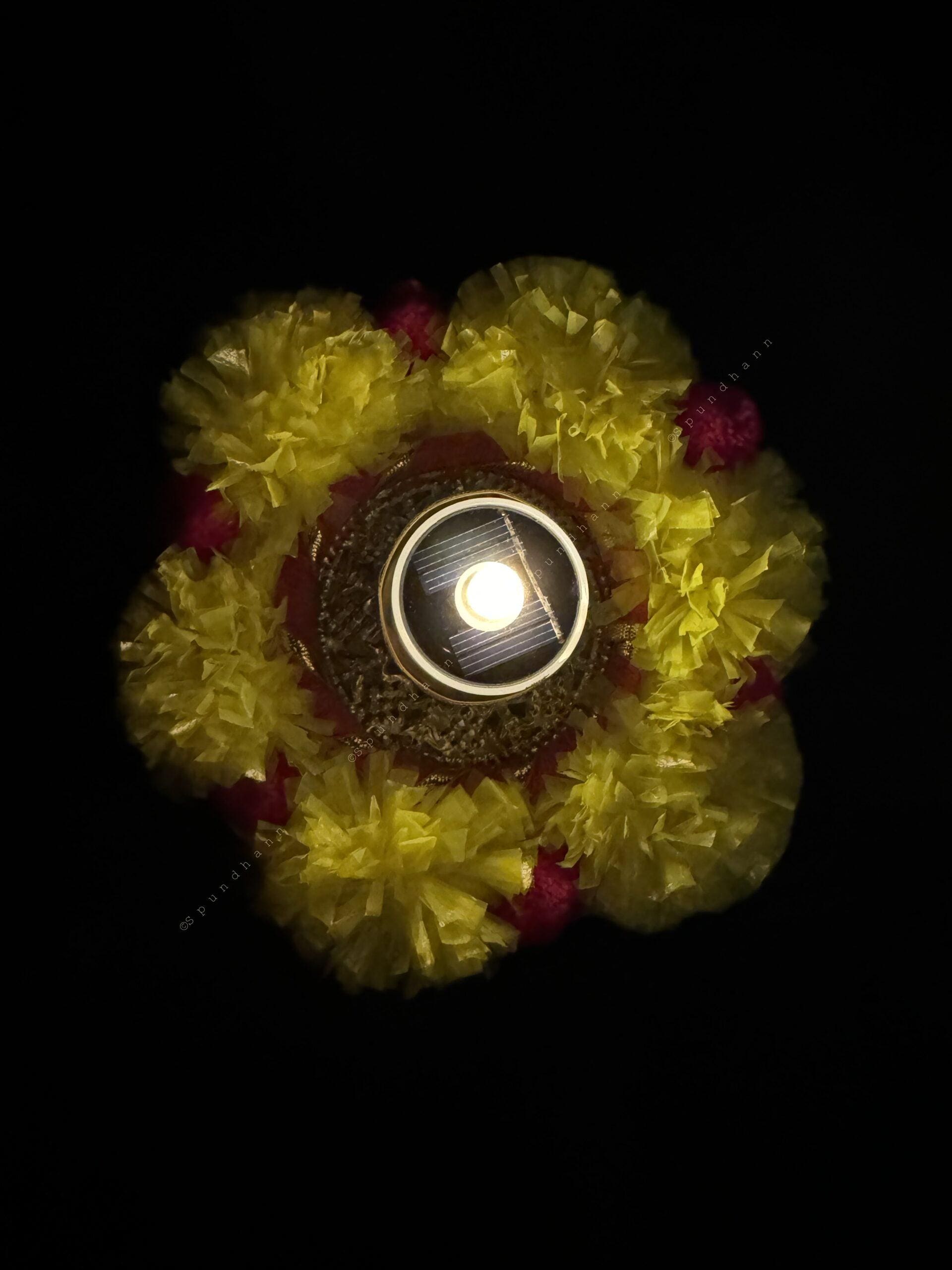 Marigold Frill Tealight Holder