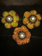 Marigold Frill Tealight Holder