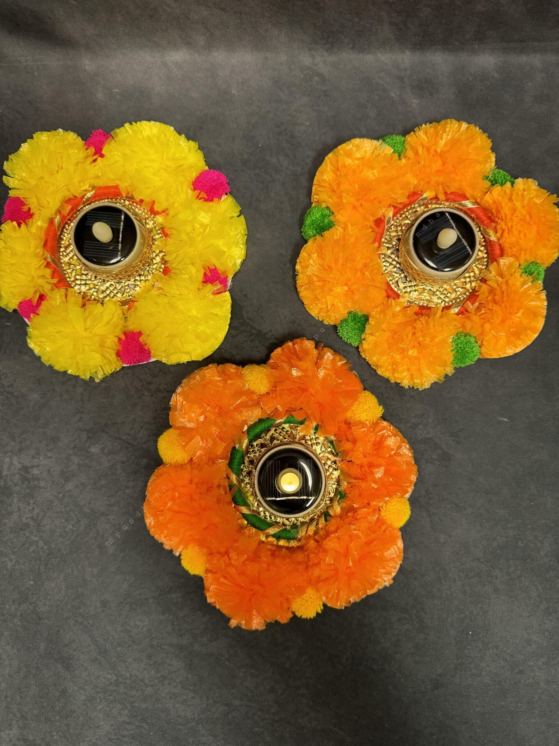 Marigold Frill Tealight Holder