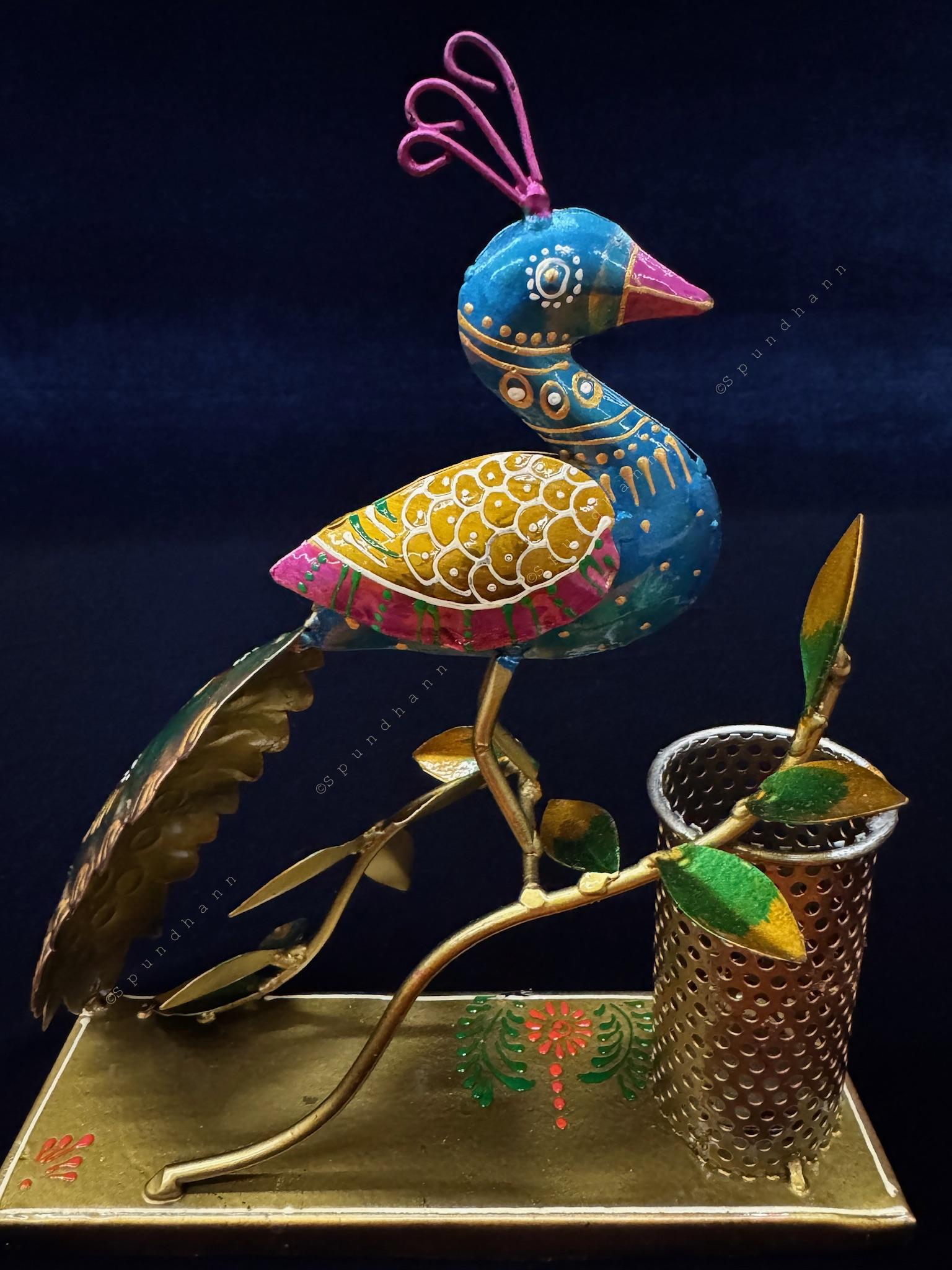 Peacock Pen Stand