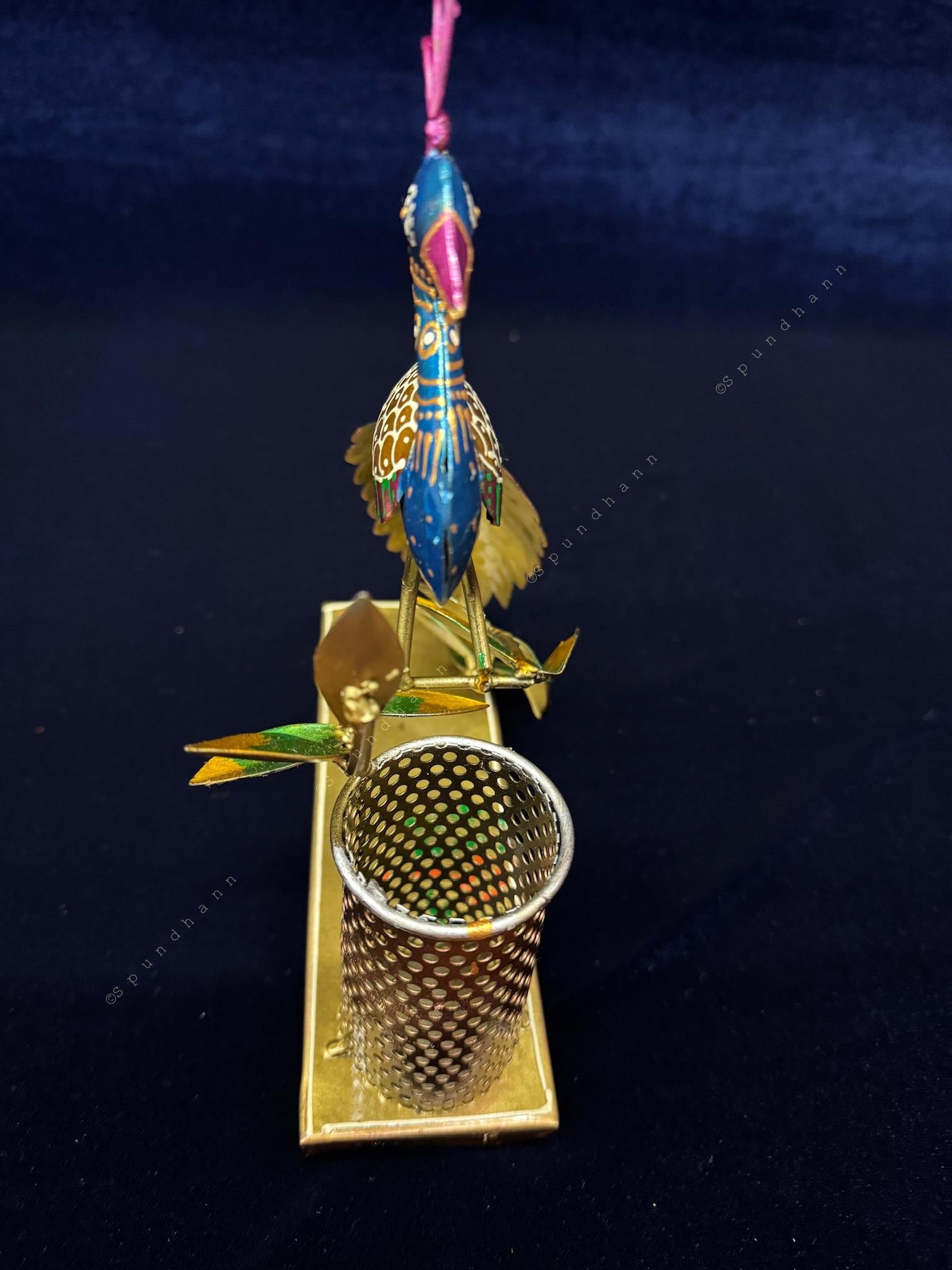 Peacock Pen Stand