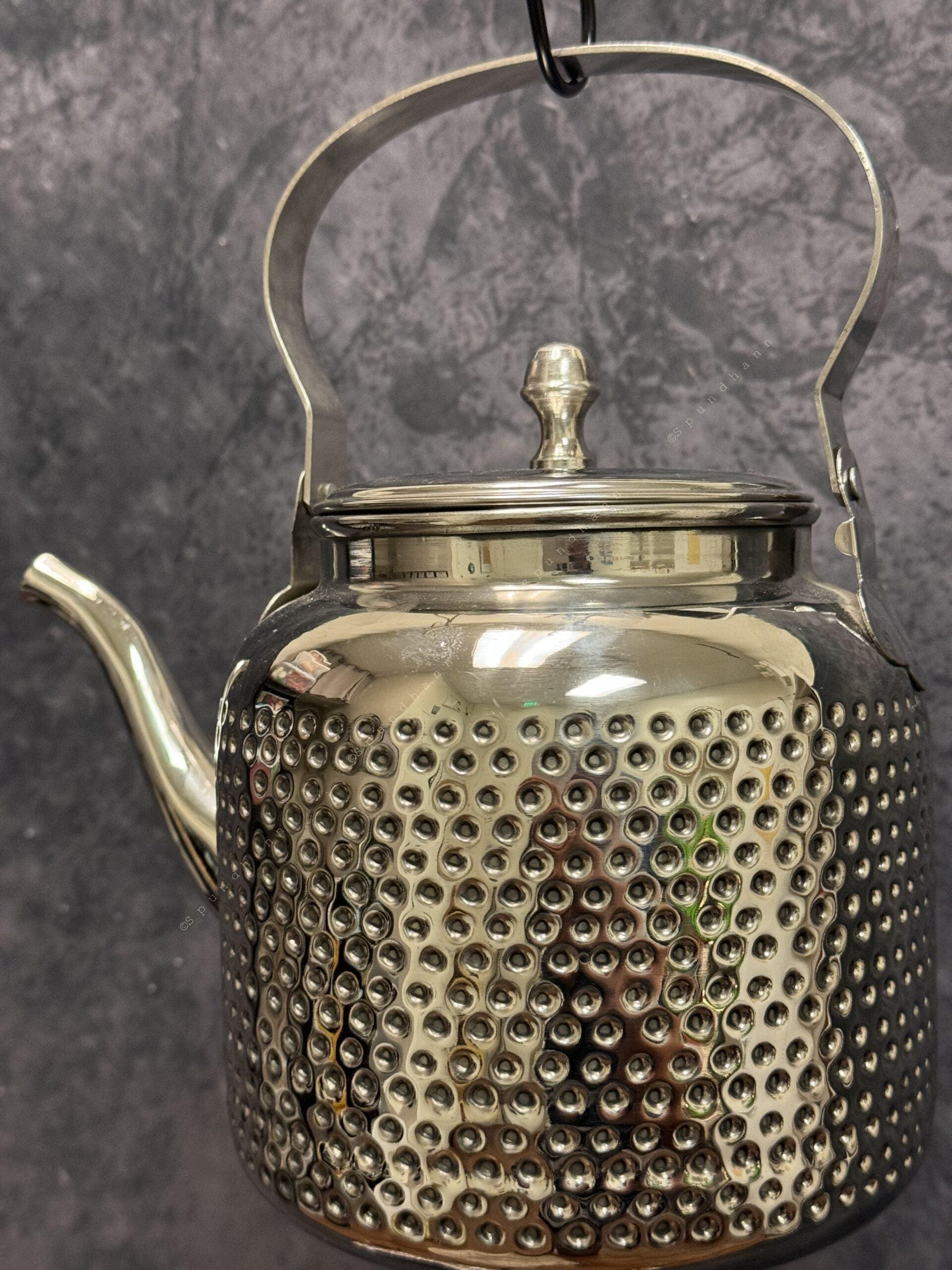 Stainless Steel Hammered Kettle
