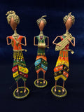 Tribal Musicians Figurines Set of 3