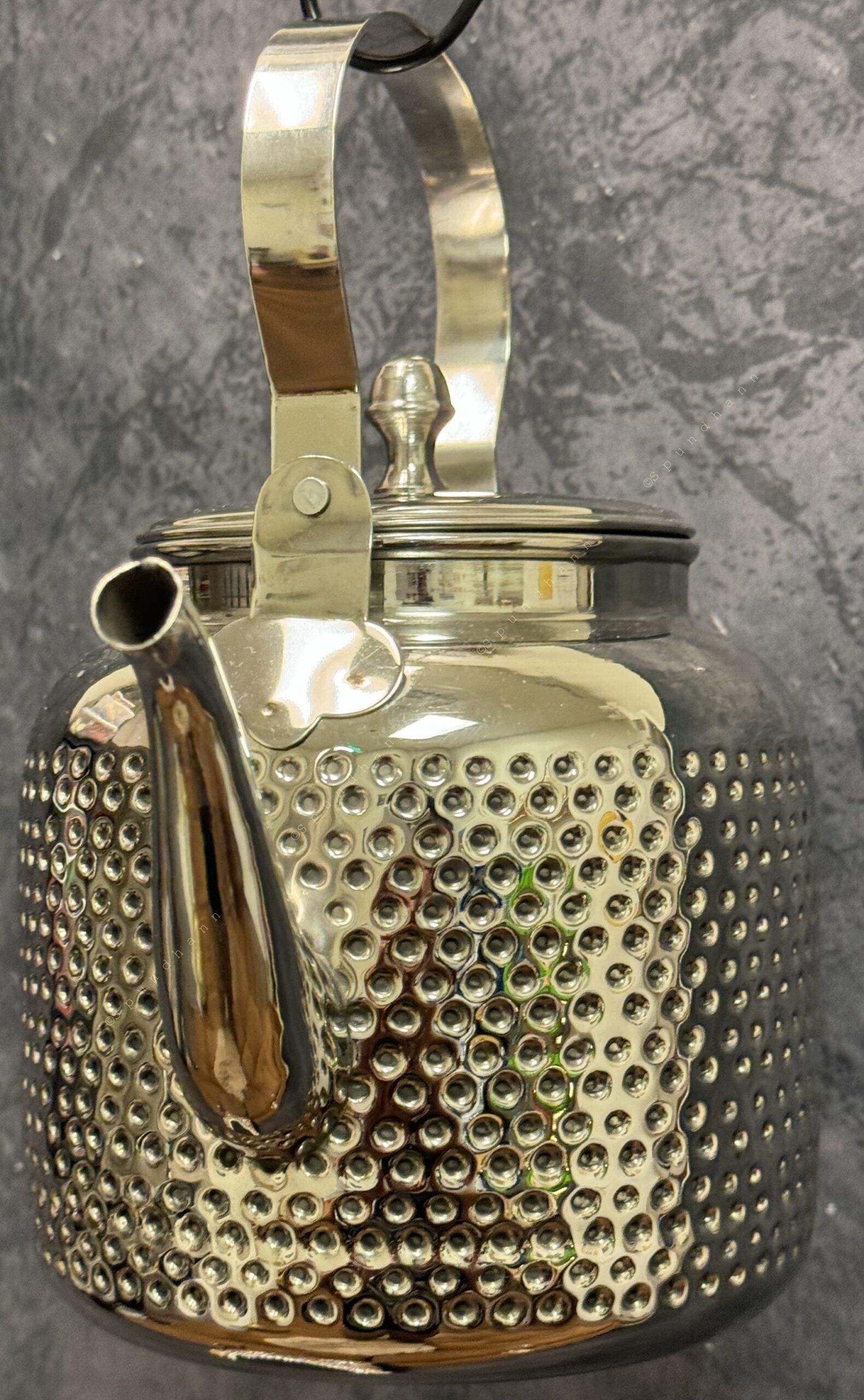 Stainless Steel Hammered Kettle