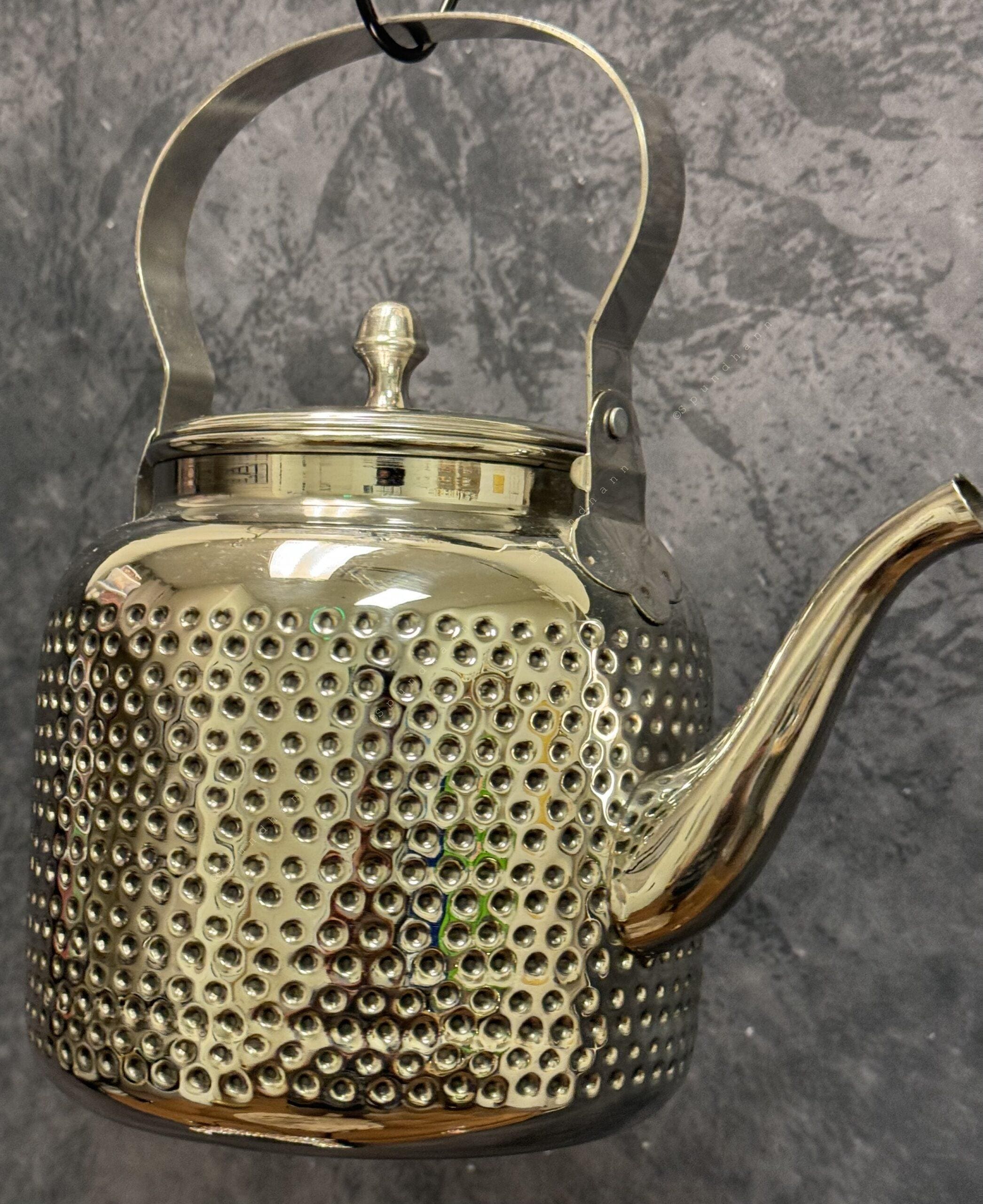 Stainless Steel Hammered Kettle